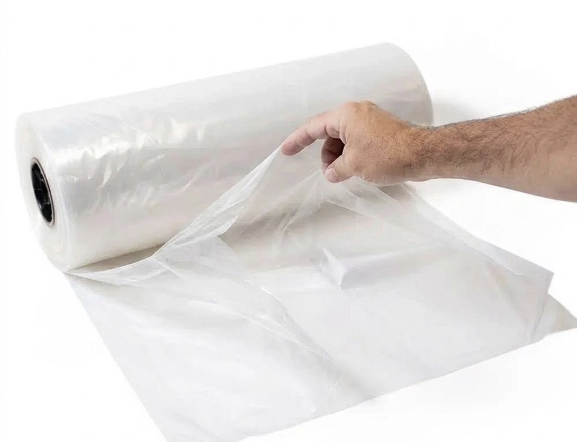 Kapaklı bantlı plastik torba